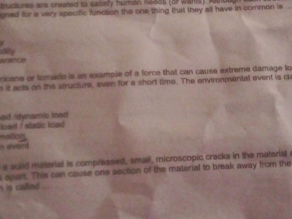 ricane or tomado is an example of a force