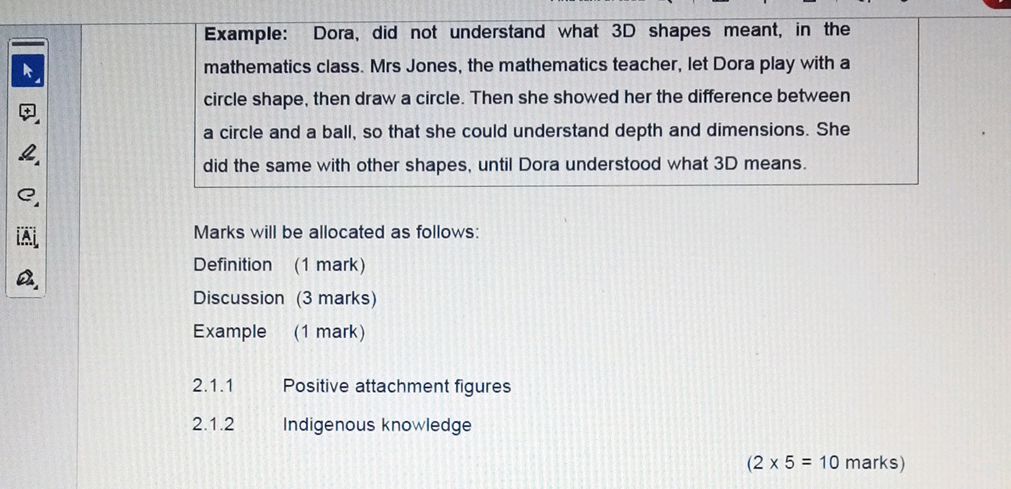 Example: Dora, did not understand what 3D | StudyX