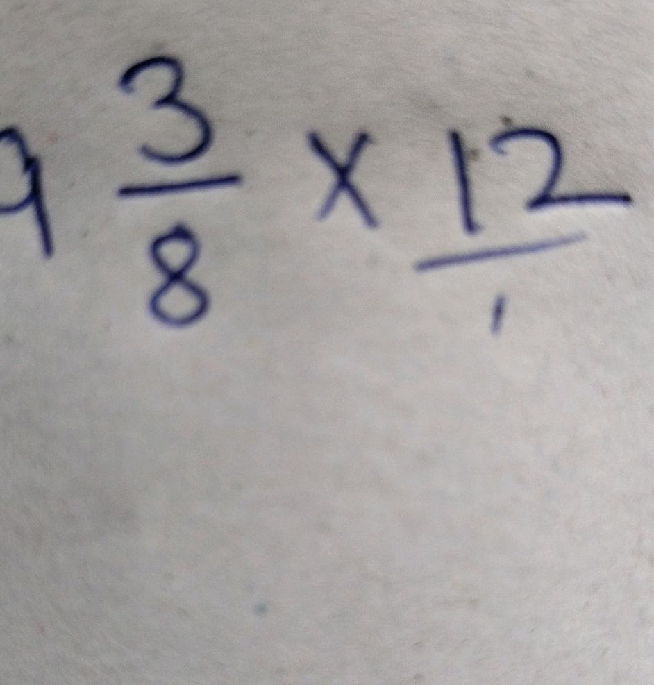 Multiplying Mixed Numbers: 4 3/8 times 12