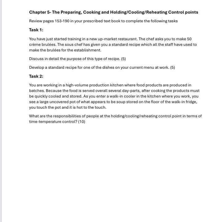 Chapter 5 The Preparing Cooking And Studyx