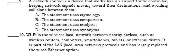 Web Router Qution qquad 9 A network router is a device that | StudyX