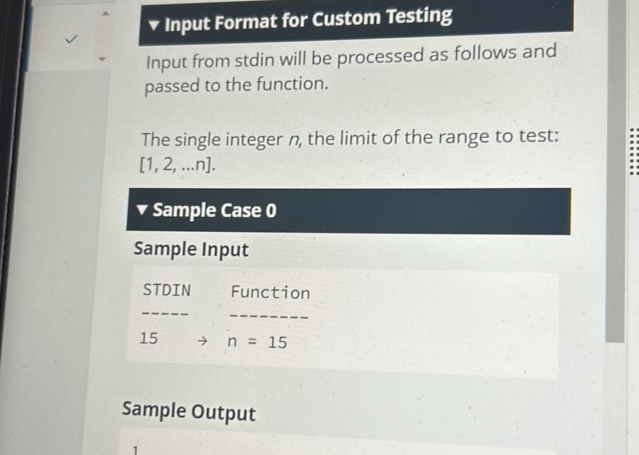Input Format for Custom Testing Input from | StudyX