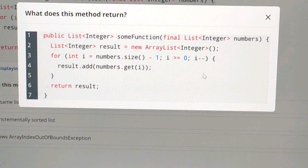 python - @staticmethod return value - stack overflow... What does this method return public List | StudyX