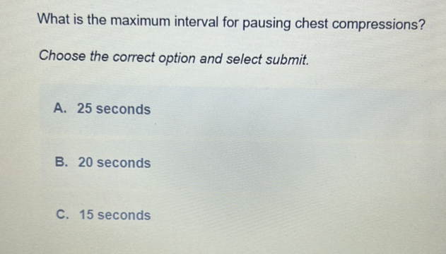 What is the maximum interval for pausing | StudyX