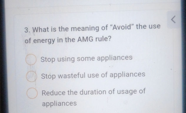 3 What is the meaning of Avoid the use of | StudyX