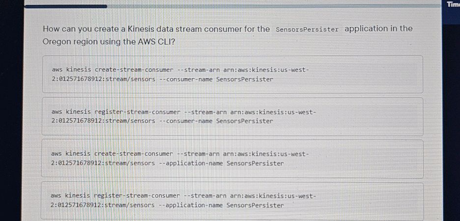 How can you create a Kinesis data stream | StudyX
