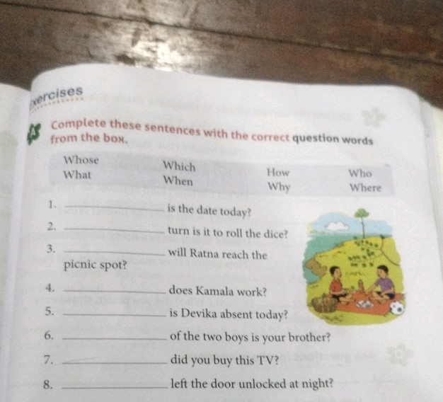 Complete these sentences with the correct | StudyX