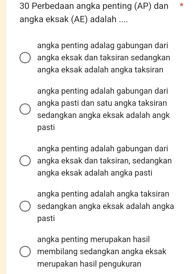 30 Perbedaan angka penting (AP) dan angka | StudyX