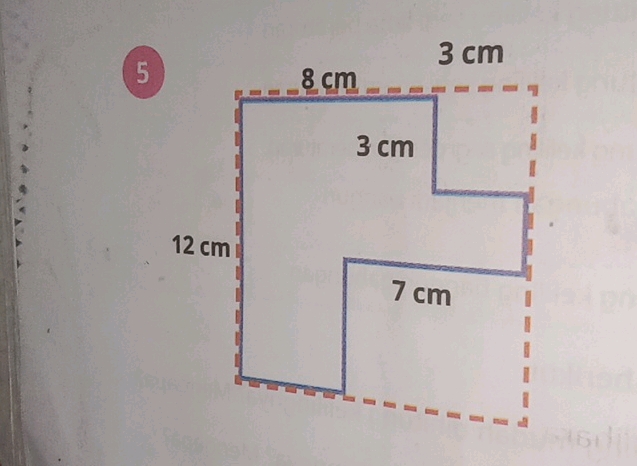 Find the area of the figure shown below The | StudyX