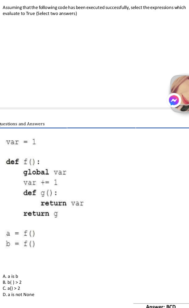 Assuming that the following code has been | StudyX