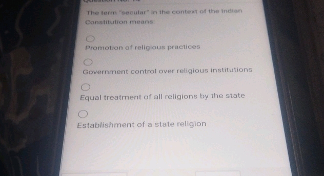 The term secular in the context of the | StudyX