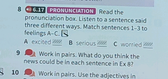 8 617 PRONUNCIATION Read the pronunciation | StudyX