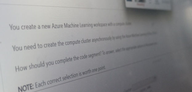 You create a new Azure Machine Learning | StudyX
