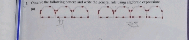 3 Observe the following pattern and write | StudyX
