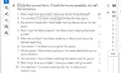 Circle the correct form If both forms are | StudyX