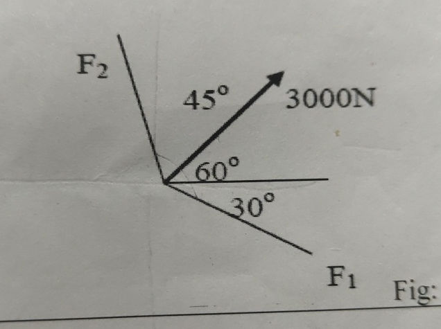 l As shown in the figure three forces F1 | StudyX
