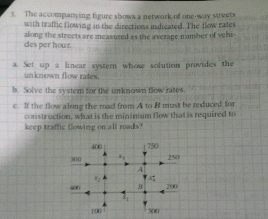 3 The accompanying figure shows a network of | StudyX