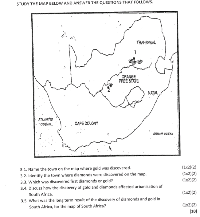 STUDY THE MAP BELOW AND ANSWER THE QUESTIONS | StudyX
