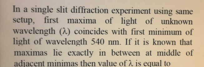 In a single slit diffraction experiment | StudyX