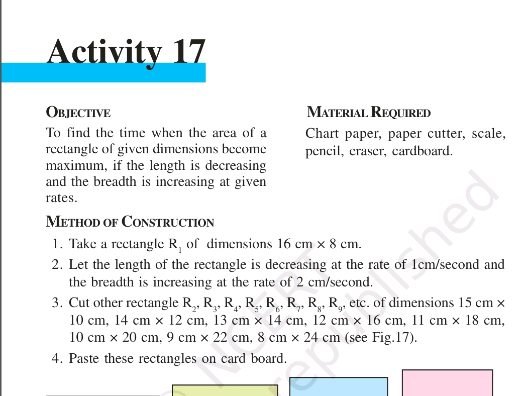 Activity 17 Objective To find the time when