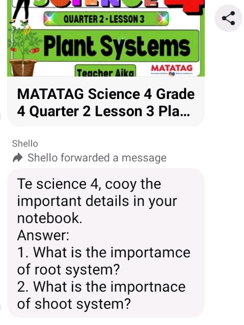 MATATAG Science 4 Grade 4 Quarter 2 Lesson 3