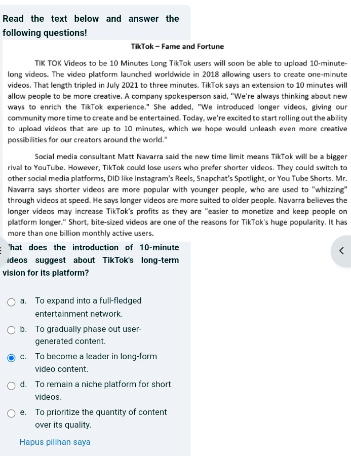 Read the text below and answer the following | StudyX