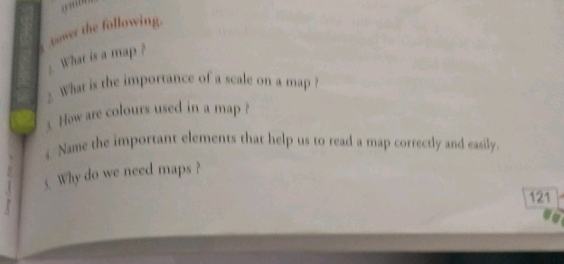 Answer the following 1 What is a map 2 What | StudyX
