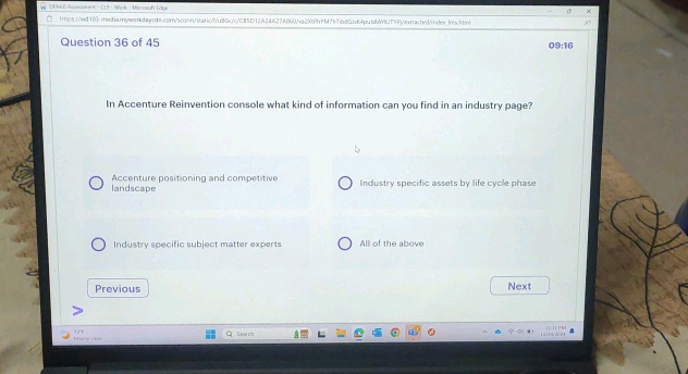 Question 36 of 45 In Accenture Reinvention | StudyX