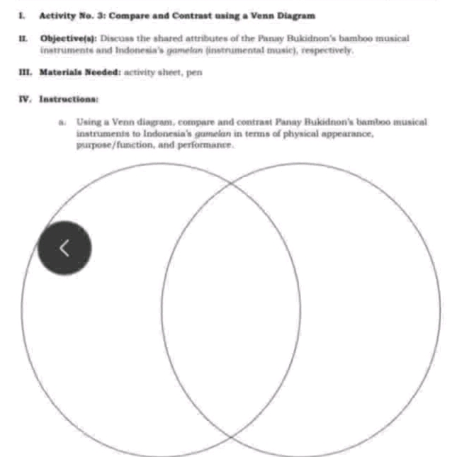 1 Activity No 3 Compare and Contrast using a | StudyX