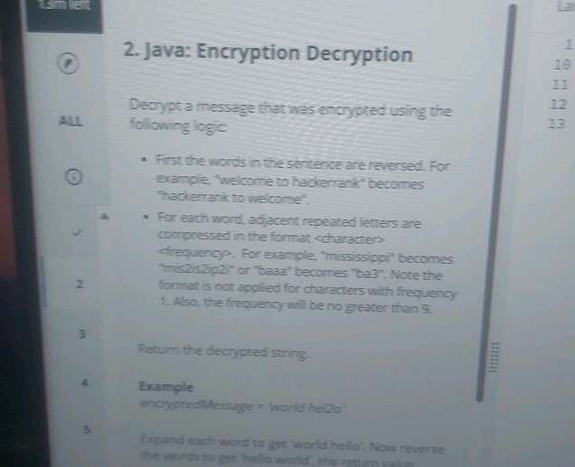15 2 Java Encryption Decryption Decrypt a | StudyX