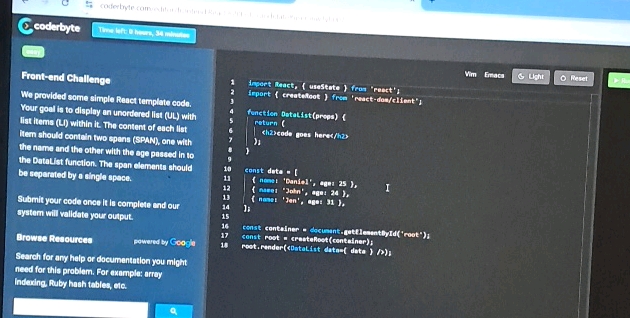 Front-end Challenge We provided some simple | StudyX