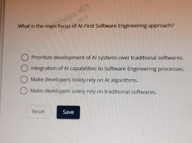 What is the main focus of AI-First Software