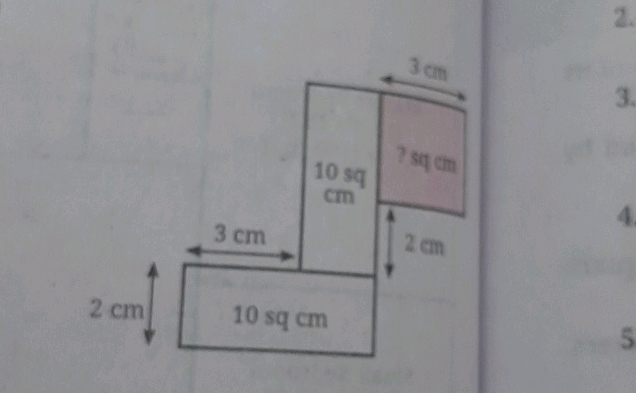 Find the area of the figure shown below The | StudyX