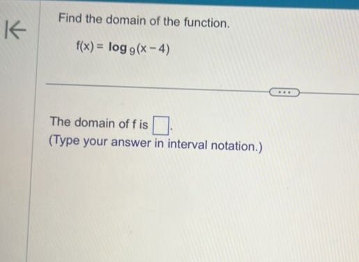 Find the domain of the function f(x)