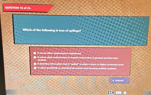 QUESTION 18 of 25 Which of the following is | StudyX