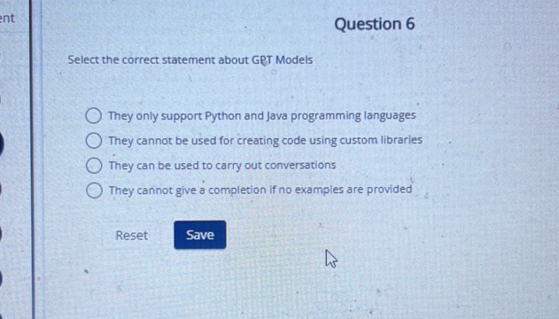 Question 6 Select the correct statement | StudyX