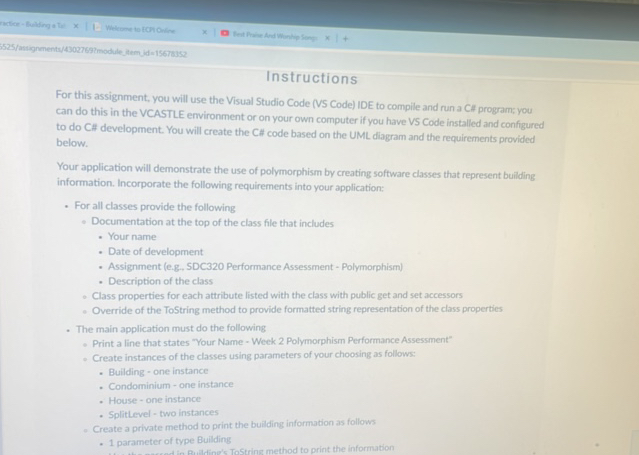 Instructions For this assignment you will | StudyX