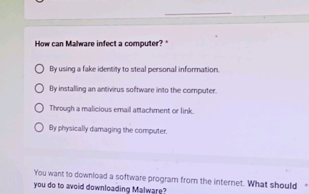Malware Infect Pc File How can Malware infect a computer By using a
