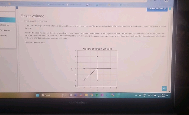 Fence Voltage Problem Description In the | StudyX