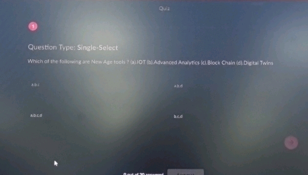 Quiz 1 Question Type Single-Select Which of | StudyX