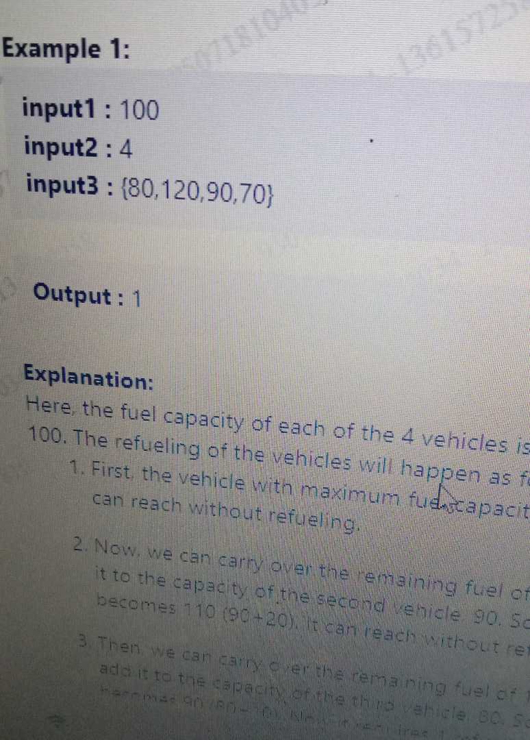 Example 1 input1 100 input 2 4 input3 | StudyX