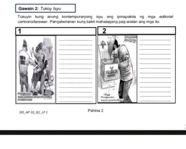 Tukuyan Examples Gawain 2 Tukoy lsyu Tukuyin kung anong | StudyX
