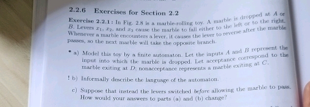 226 Exercises for Section 22 Exercise 221 In