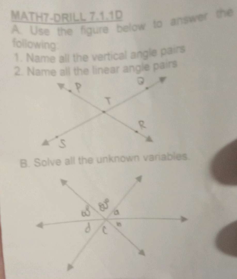 A Use the figure below to answer the | StudyX