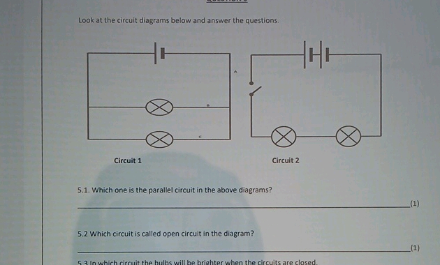Look at the circuit diagrams below and | StudyX
