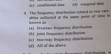 (c) conditional data (d) marginal data 4 | StudyX