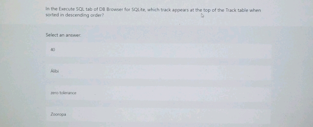 In the Execute SQL tab of DB Browser for | StudyX
