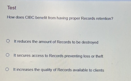 Test How does CIBC benefit from having | StudyX