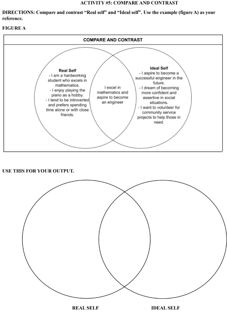 ACTIVITY 5 COMPARE AND CONTRAST DIRECTIONS | StudyX