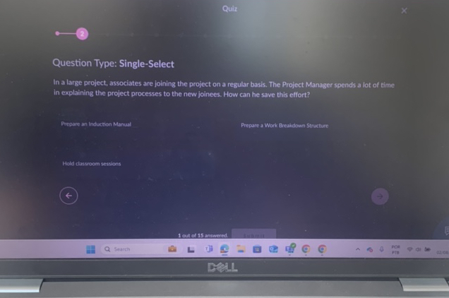 Quiz 2 Question Type Single-Select In a | StudyX